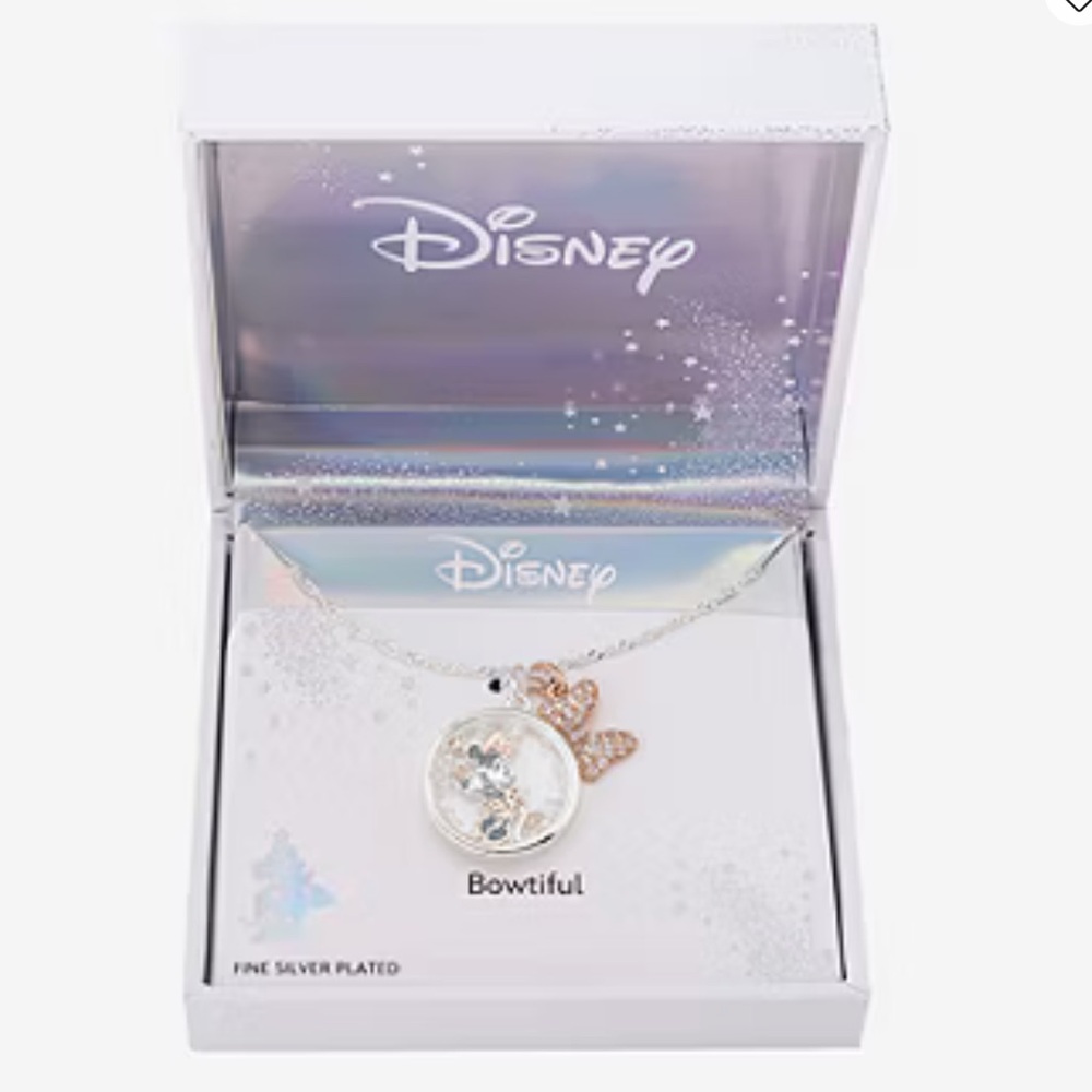 Disney Classics Jewelry | Minnie Mouse Bow Pendant Necklace - Picture 3 of 10